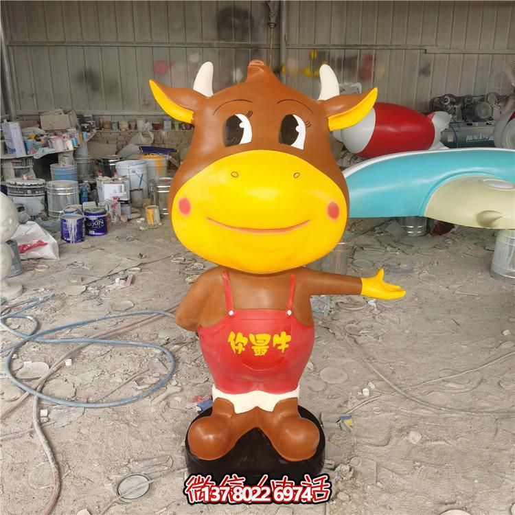 多彩玻璃鋼雕塑，精美卡通公仔，裝點你的店鋪