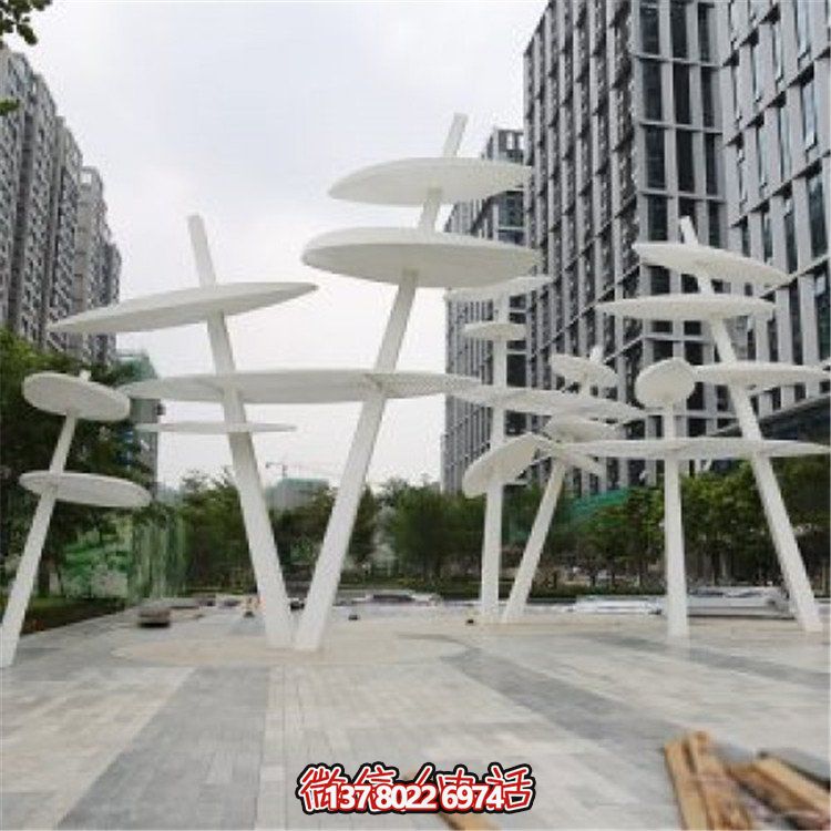 不銹鋼大型樹葉雕塑，為你的戶外景觀創(chuàng)造獨(dú)特的創(chuàng)意