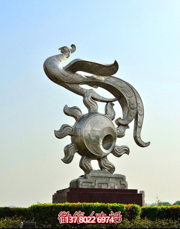 定制玻璃鋼孔雀仿銅雕塑，點綴你的家園