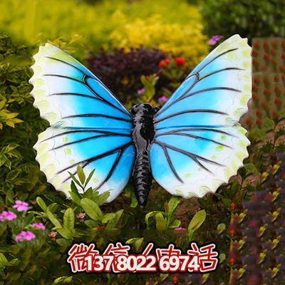 彩繪雕塑，點(diǎn)綴廣場，讓蝴蝶飛舞