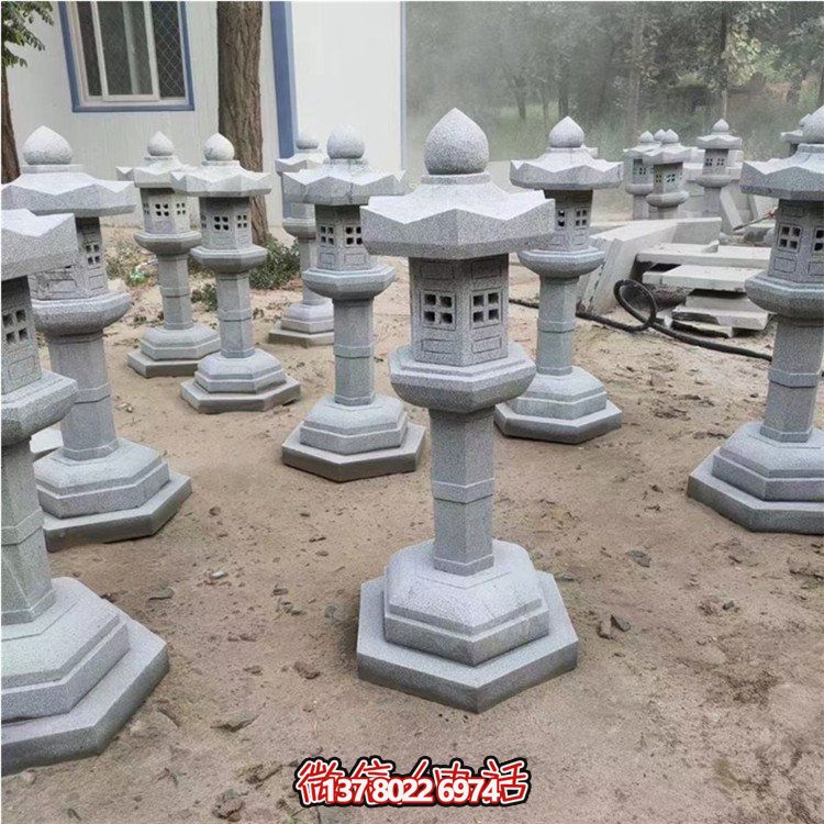 仿古花崗巖雕刻設(shè)計(jì)裝飾庭院石凳