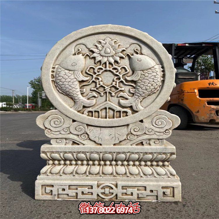 經典韻味，精致宮廷漢白玉園林別墅裝飾擺件