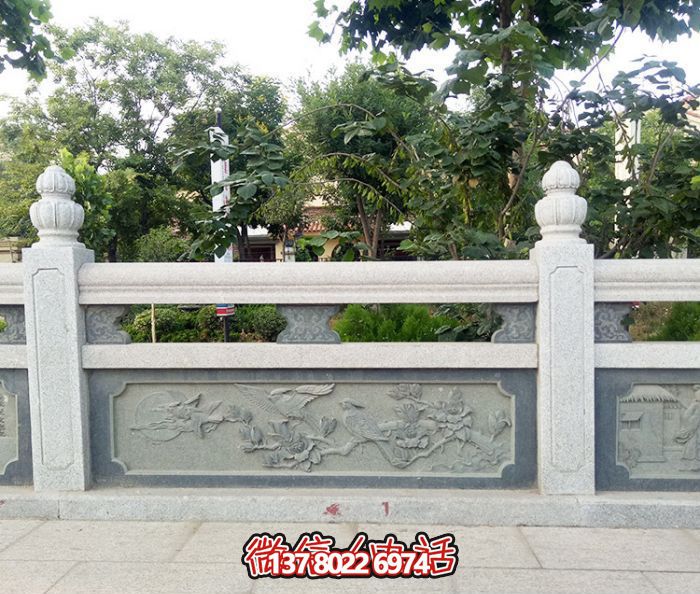 精美石欄系列，搭配園林花園，提升圍欄美感