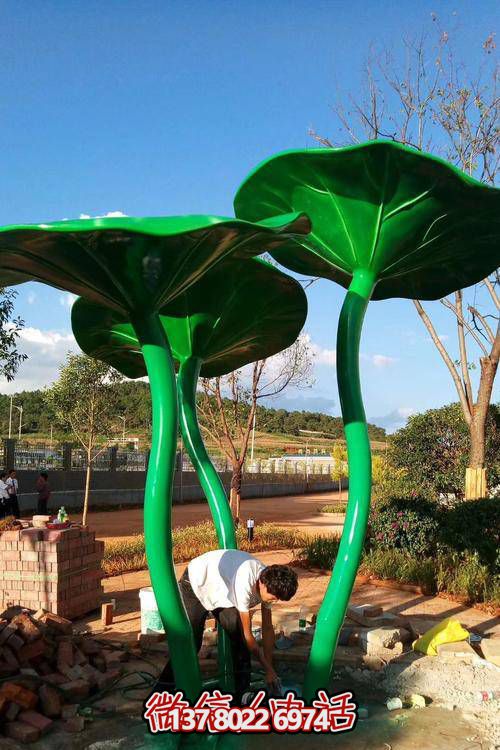 大型荷葉雕塑景觀，給您不一樣的戶外植物體驗(yàn)
