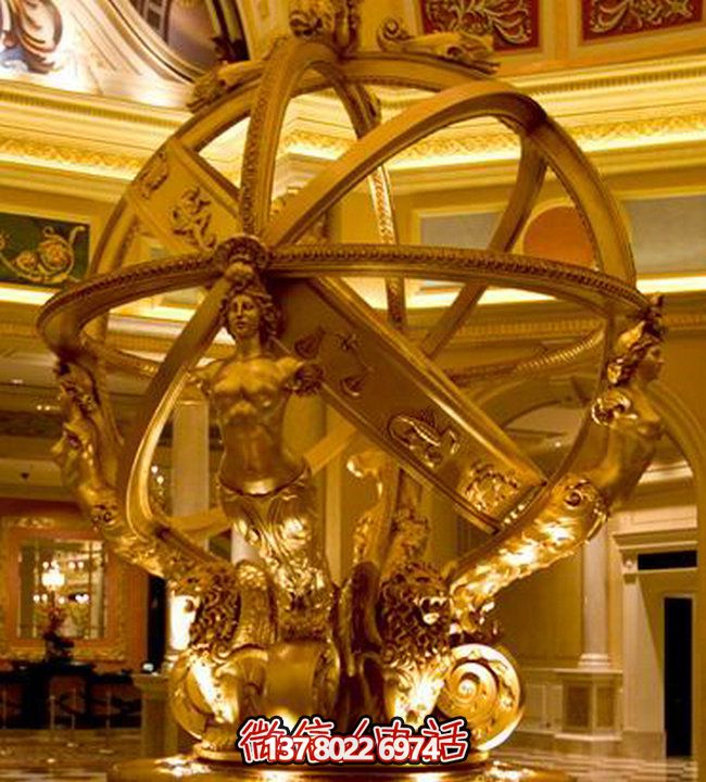 鏤空美人魚雕塑，優雅裝點大型商場酒店