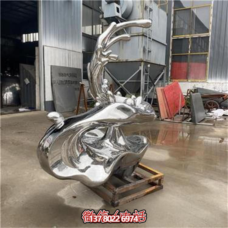 海浪抽象雕塑水景噴泉——點綴大型廣場、酒店門口