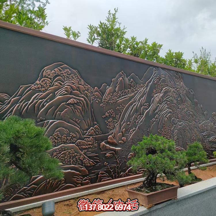 大型戶外園林浮雕銅雕壁畫(huà)雕塑