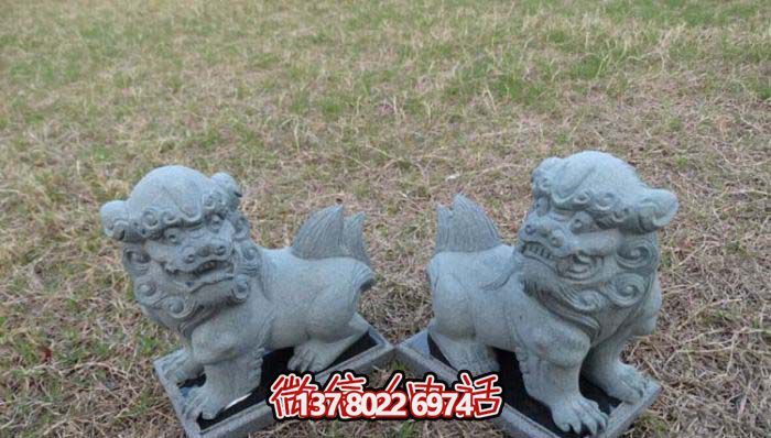 精美創意獅子大理石擺件，為戶外園林景觀增添更多美感