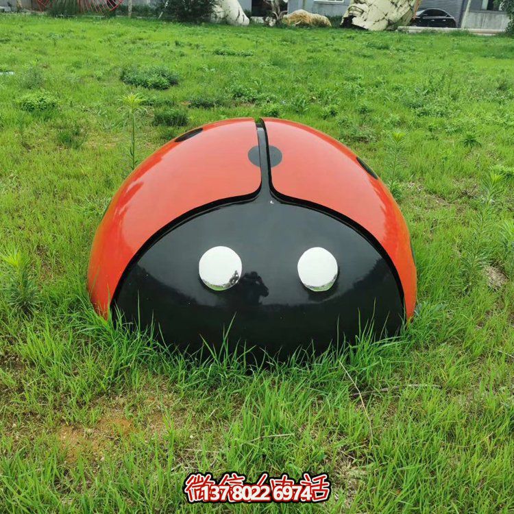 七星瓢蟲(chóng)不銹鋼雕塑