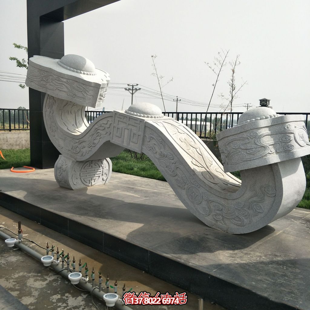 石雕如意：戶外景觀里的祥瑞符號