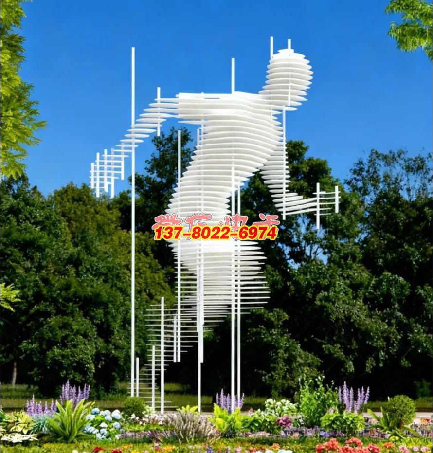 躍動(dòng)先鋒?不銹鋼運(yùn)動(dòng)人物景觀(guān)雕塑 —— 逐夢(mèng)時(shí)空的活力符號(hào)